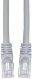 CAT6, UTP, Crossover, with Molded Boot, 500MHz, Gray, 3 ft