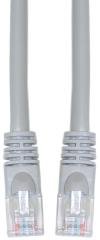 CAT6, UTP, Crossover, with Molded Boot, 500MHz, Gray, 7 ft