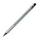 Ticonderoga 99992 SenseMatic Pencil, 0.7 mm Lead Diameter, Silver/Black Barrel