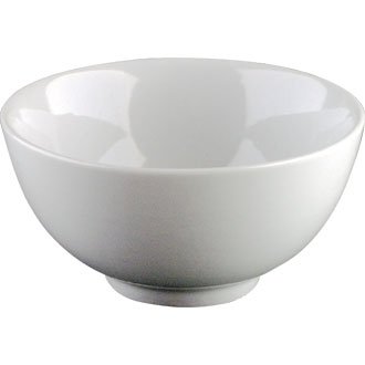 Porcelain Whiteware Crockery Set - Rice / Soup Bowl - 13cm 5 (Box 12)