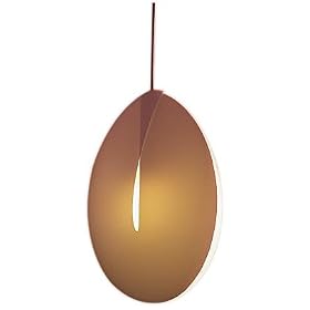 Black Blum Seed Ceiling Pendant Light White