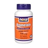 BROMELAIN 2000 GDU - 90 TABS., (Now Food)