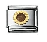 Sunflower Brown Classic Enamel, Italian Charm by Nomination Charms