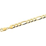 10K Yellow Gold Figaro Chain - 16 inches