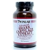 TwinLab Advanced Shark Cartilage Extract, 100 Capsules