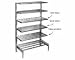 Channel Mfg Inc Cantilevered Aluminum Shelving Uprights - Common