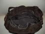 Chocolate Brown "love" Duffle Tote
