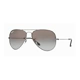 Ray Ban Aviator Titanium Sunglasses RB8041 086/M3 Titanium/Crystal Polarized Grey Gradient 55mm