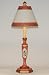 Chelsea House Pink Tole Candlestick Accent Table Lamp