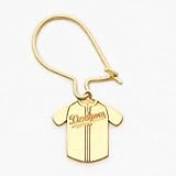 14K Los Angeles Dodgers Jersey Wire Earrings