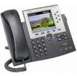 Cisco Unified IP Phone 7965G - VoIP phone - SCCP, SIP - silver, dark gray - with 1 x user license