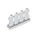 Lego Building Accessories 1x4x2 WHITE PICKET FENCE Bulk Pack 50 pcs