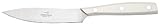 IMAGE OF Consigli Chianino 6-Piece White Metacrylate Handle Steak Knife with Leather Case, 4-1/3-Inch Blade