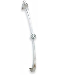 14K White Gold Bangle Bracelet Mounting