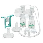 AMEDA HYGIENIKIT MILK COLLECTION SYSTEM WITH ONE-HAND BREAST PUMP AND FLEXISHIELD AREOLA STIMULATOR