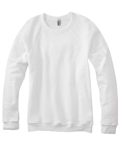 Canvas for Men's Triblend relaxed fit Sponge Fleece Pullover - SOLID WHITE - XX-Large On Sale