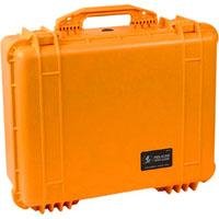Pelican 1550 Case with Foam for Camera (Orange)