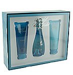 Cool Water By Davidoff For Women. Set-edt Spray 3.4 Ounces & Body Lotion 2.5 Ounces & Shower Gel 2.5 Ounces