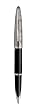 Waterman Car�ne Stylo plume � Pointe Fine Attributs Chrom�s 18K Contemporain Noir