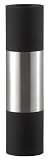 VF by Fresco Black Rubberized and Stainless Combo Pepper Grinder and Salt Mill