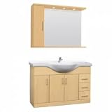 219%2BkJCeB1L. SL160  1200mm Beech Vanity Unit with Mirror, FREE Tap and Waste