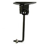 OmniMount Stainless Steel Speaker Mount for Ceiling (Black)