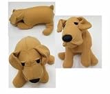 Mogu Dog Large Terrier in Beige 20" Bead/Bean Pillow