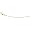 14K Yellow Gold 1.00mm Round Omega Chain - 16