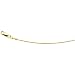 14K Yellow Gold 1.00mm Round Omega Chain - 16 and 18