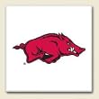 AbsorbaStone Coaster set~ Arkansas Razorbacks ~ 4 Tile Drink Coasters ~ code 900