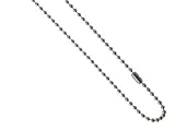316L Surgical Stainless Steel Chain/Necklace Ball Chain. 1.5 mm ball. Lengths: 18, 20, 22