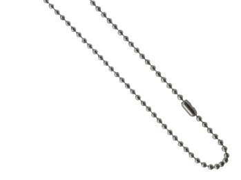 Click here to buy 316L Surgical Stainless Steel Chain Necklace Ball Chain. 1.5 mm ball. Lengths: 18, 20, 22 by ToltecTraders.com.