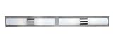 ET2 Lighting E53008-11 Cilandro 4-Light Incandescent Wall Mount Sconce, Satin Nickel with Matte White