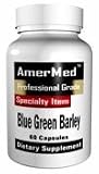 Blue Green Barley - 120 Capsules 180 mg w/ Barley Juice Powder, Kelp, Chlorella, Spirulina
