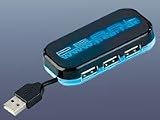 USB HUB 2.0 / 4-Port HighSpeed HUB / + Gratis-CD !