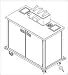 CT Condiment Cart, (2) Condiment System, (2) Souffle Cup Disp., (2) Napkin Disp.