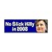 No Slick Hilly Bumper Sticker