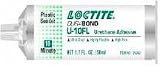 LOCTITE Hysol(R) U-10FL Urethane Adhesive, 50 ml Dual Cartridge [PRICE is per CARTRIDGE]