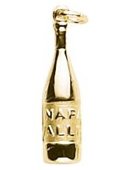 Rembrandt Charms Napa Valley Wine Bottle Charm