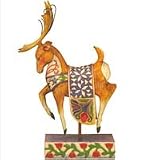 Jim Shore Reindeer Blue Blanket Figurine Dash Away