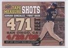 2010 Upper Deck Tape Measure Shots #TMS6 - Adrian Gonzalez