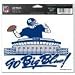 New York Giants "Go Big Blue" Slogan 5x6 Cling Decal