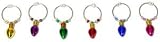 Boston Warehouse Lightbulbs Wine Marker, Set of 6