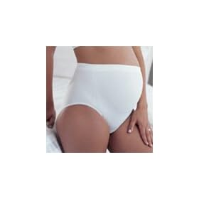 Beautiful Beginnings Comfort Small White Light Support Maternity Brief