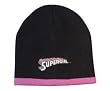 Supergirl Black Beanie Knit Steep Hat (youth size)