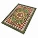 Notrax 170 Orientrax Emerald Nylon Fiber Entrance Matting (Specialty) with PVC Backing, 5' L x 3' W, For Upscale Entrances and Reception Areas