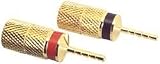 Gold 12 AWG Pin Compression Connector Pair
