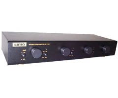Dual-Amp Multi-Zone Speaker Selectors with Volume Controls