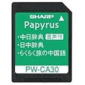 SHARP 中国語音声対応コンテンツカード PW-CA30