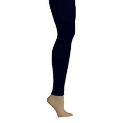 Navy Blue Micro-Fiber Stretchy Footless Leggings Tights